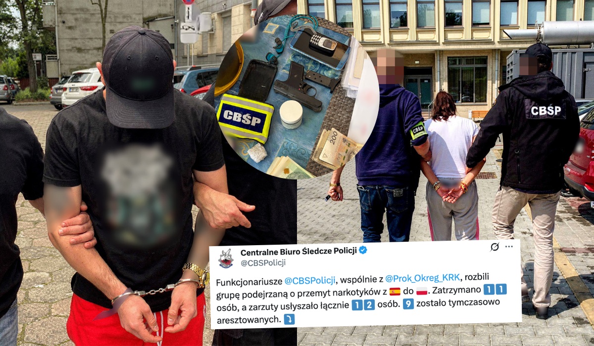 Policja rozbiła rodzinny biznes, który kupował narkotyki taniej w Hiszpanii i sprzedawał drożej w Polsce