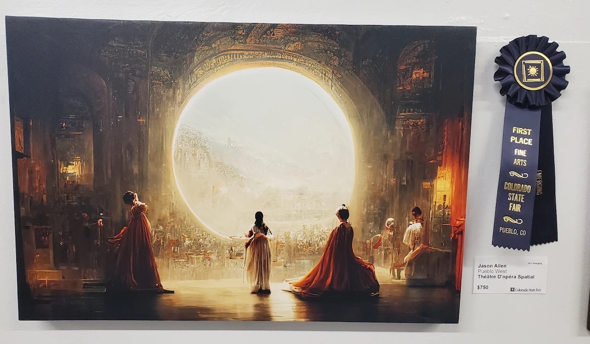 Sztuczna inteligencja wygrała konkurs artystyczny, co niezbyt spodobało się artystom