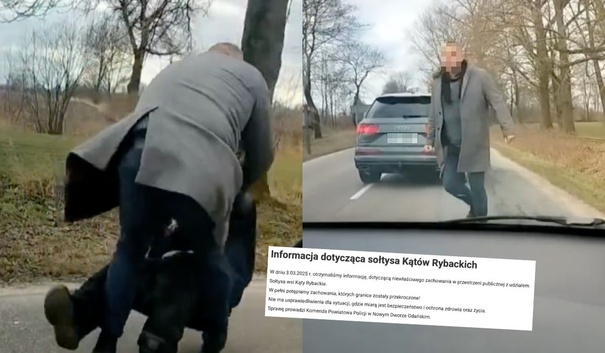 Kąty Rybackie: sołtys pobił nieznajomego kierowcę do dźwięków piosenki: "Ale wkoło jest wesoło"