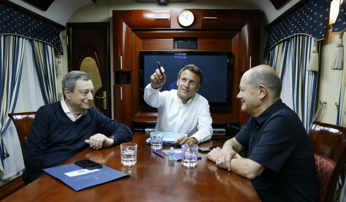 Przywódcy Francji, Włoch i Niemiec przyjechali do Ukrainy porozmawiać osobiście z Zełenskim