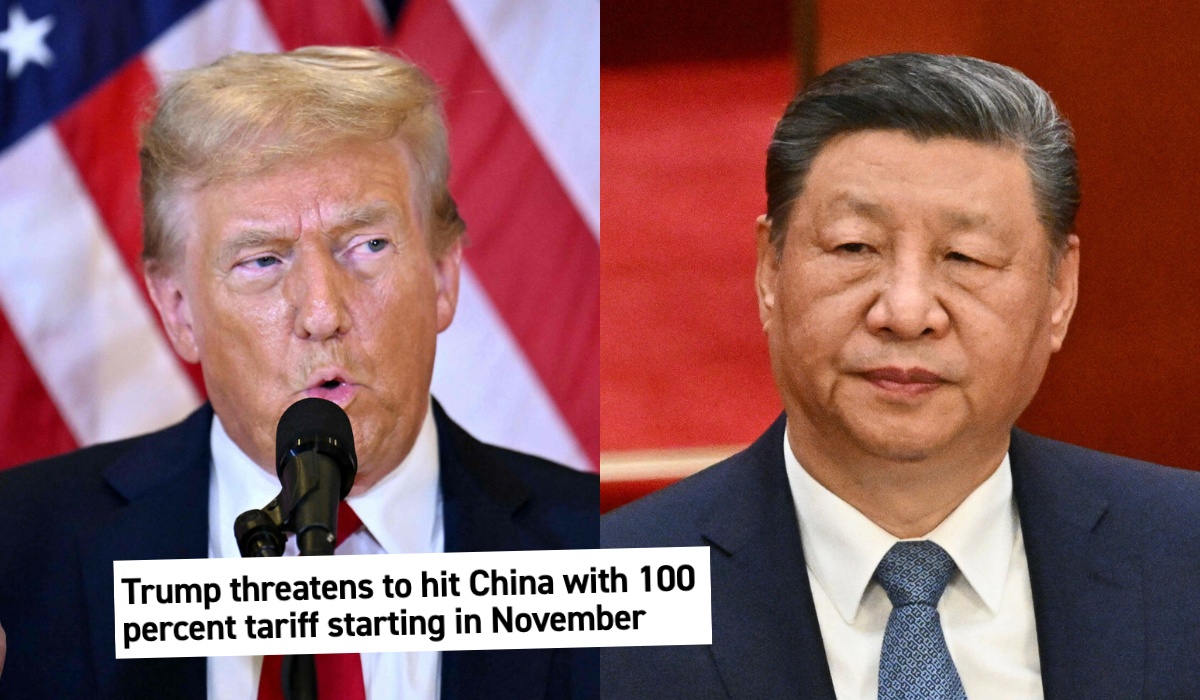 Trump grozi Chinom nowymi cłami w wysokości 100%, to odwet za ograniczenia eksportu