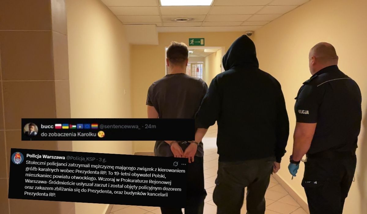 19-latkowi, który groził Karolowi Nawrockiemu, grożą trzy lata więzienia