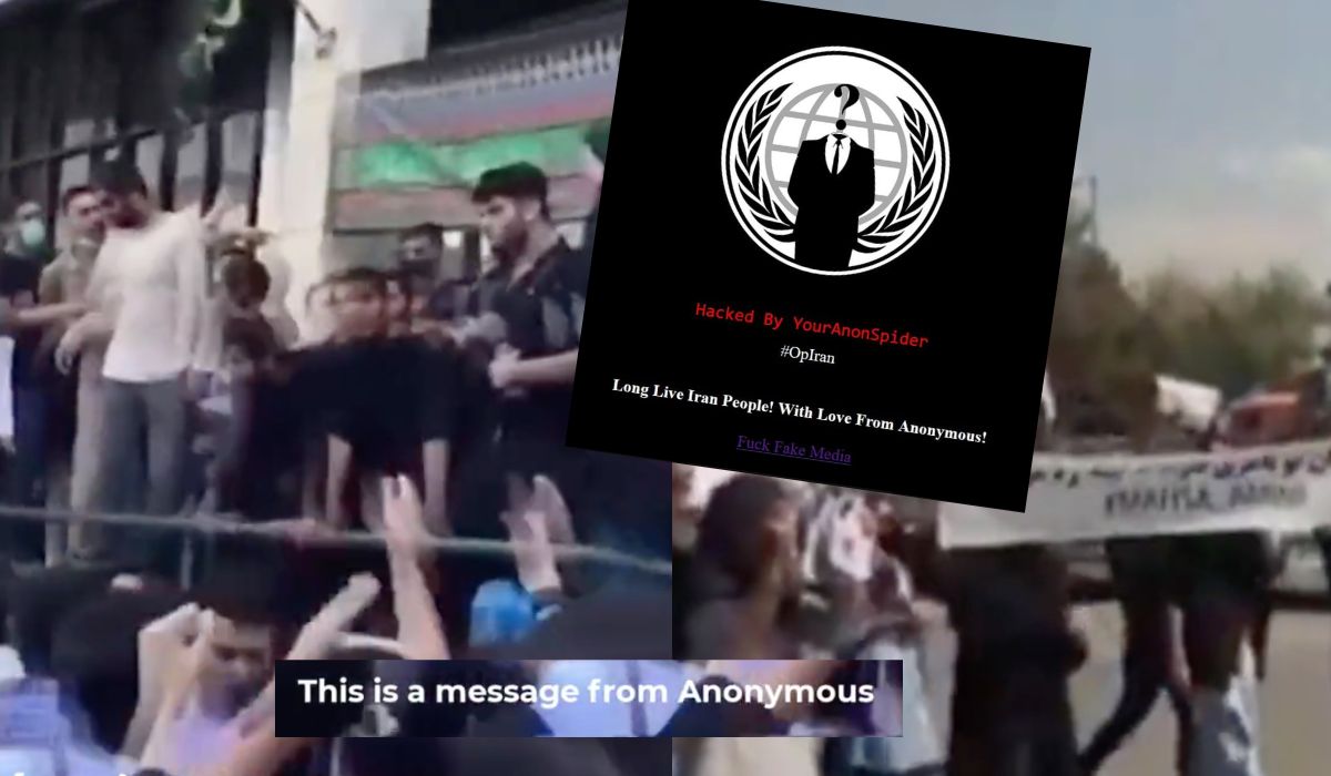 Iran: strony rządowe i media zostały zhackowane przez Anonymous