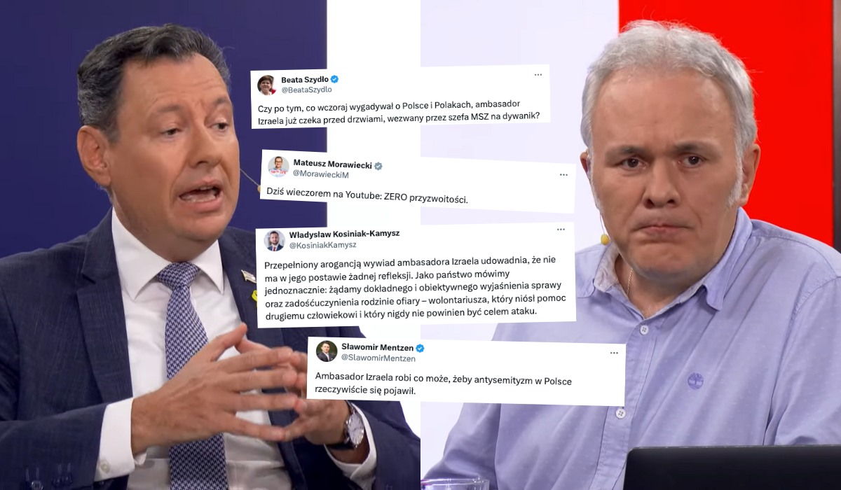 Od Konfederacji po partię Razem, ambasadorowi Izraela jednym wywiadem udało się wkurzyć wszystkich