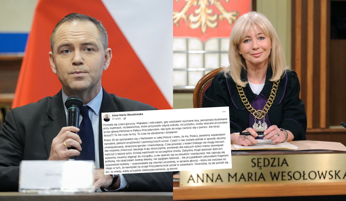 Anna Maria Wesołowska oficjalnie wyraziła zniesmaczenie Karolem Nawrockim