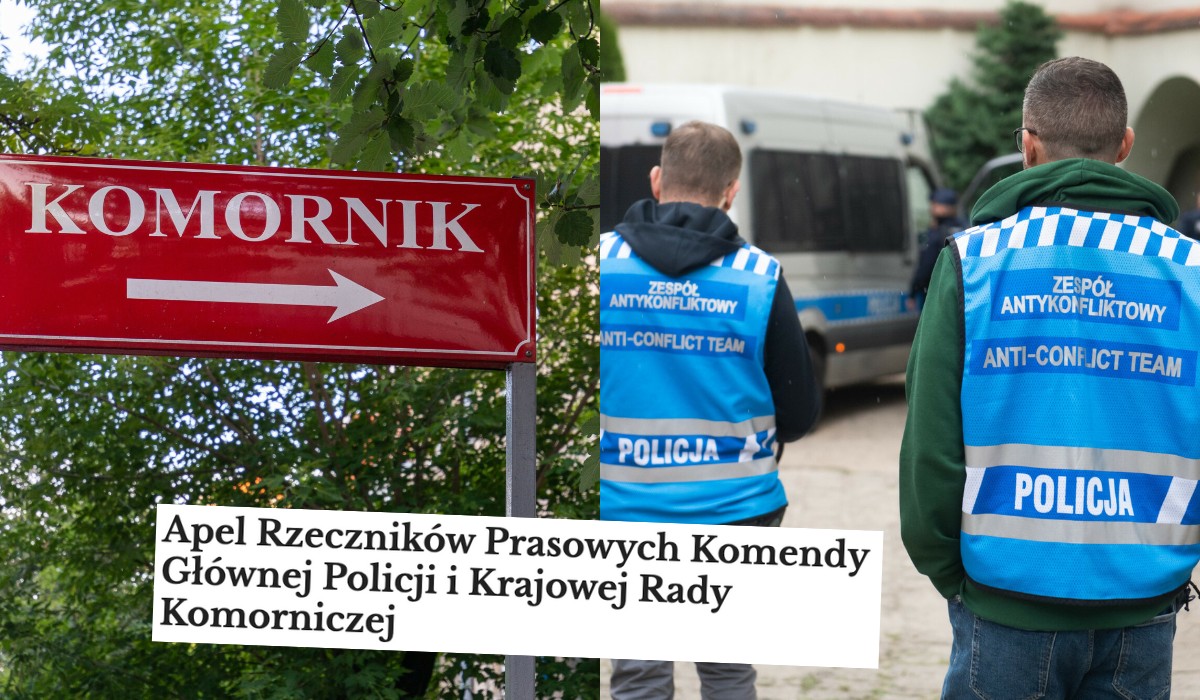 Policjanci i komornicy apelują o empatię, czują się ofiarami mowy nienawiści