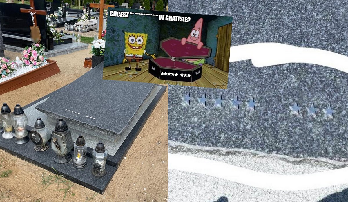 Rodzina zmarłej od ośmiu gwiazdek na grobie ucina temat: taka była ostatnia wola