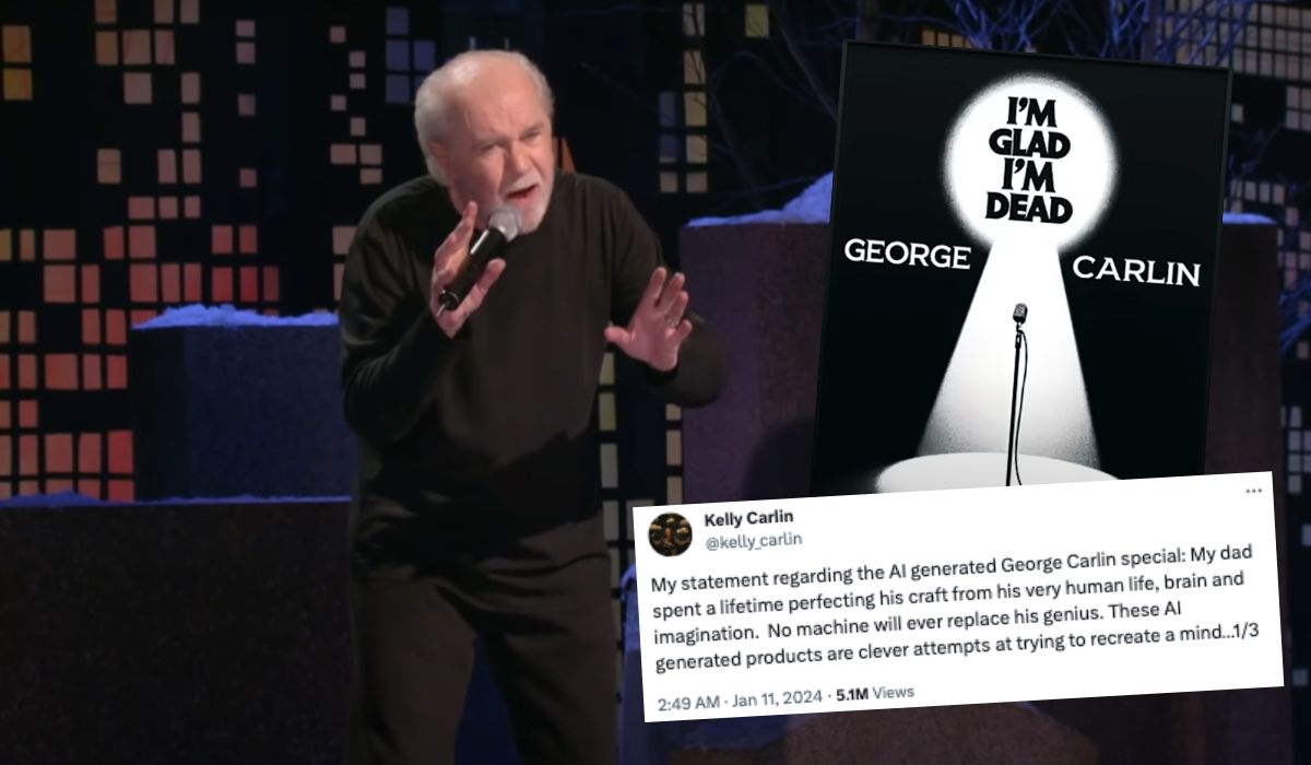 Córka komika George'a Carlina jest oburzona nowym show zmarłego taty, zrobionym przy pomocy AI