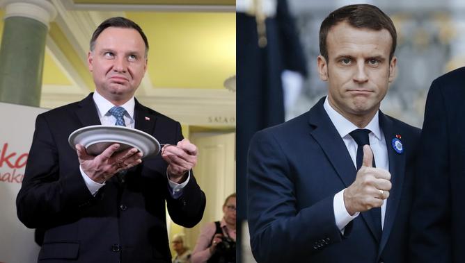 Duda o słowach Macrona: są nieuczciwe, wręcz bezczelne