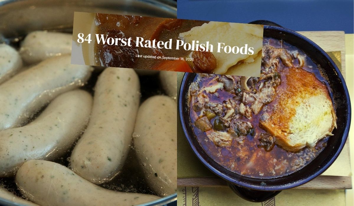 Ranking: śląski żymlok wśród najgorzej ocenianych potraw, dalej czernina i kiełbasa parówkowa