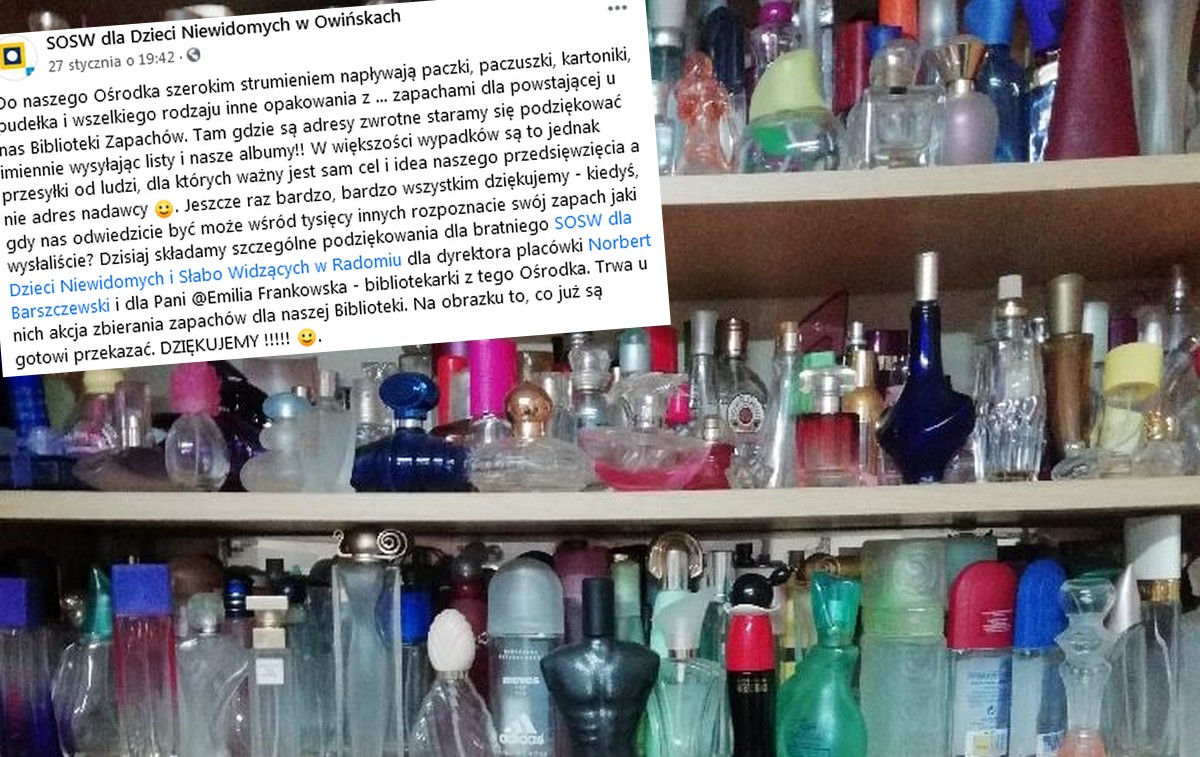 Owińska: ośrodek dla dzieci niewidomych chce stworzyć bibliotekę zapachów