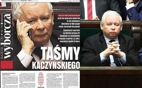 Gazeta Wyborcza: mamy więcej nagrań Kaczyńskiego. Będą kolejne publikacje
