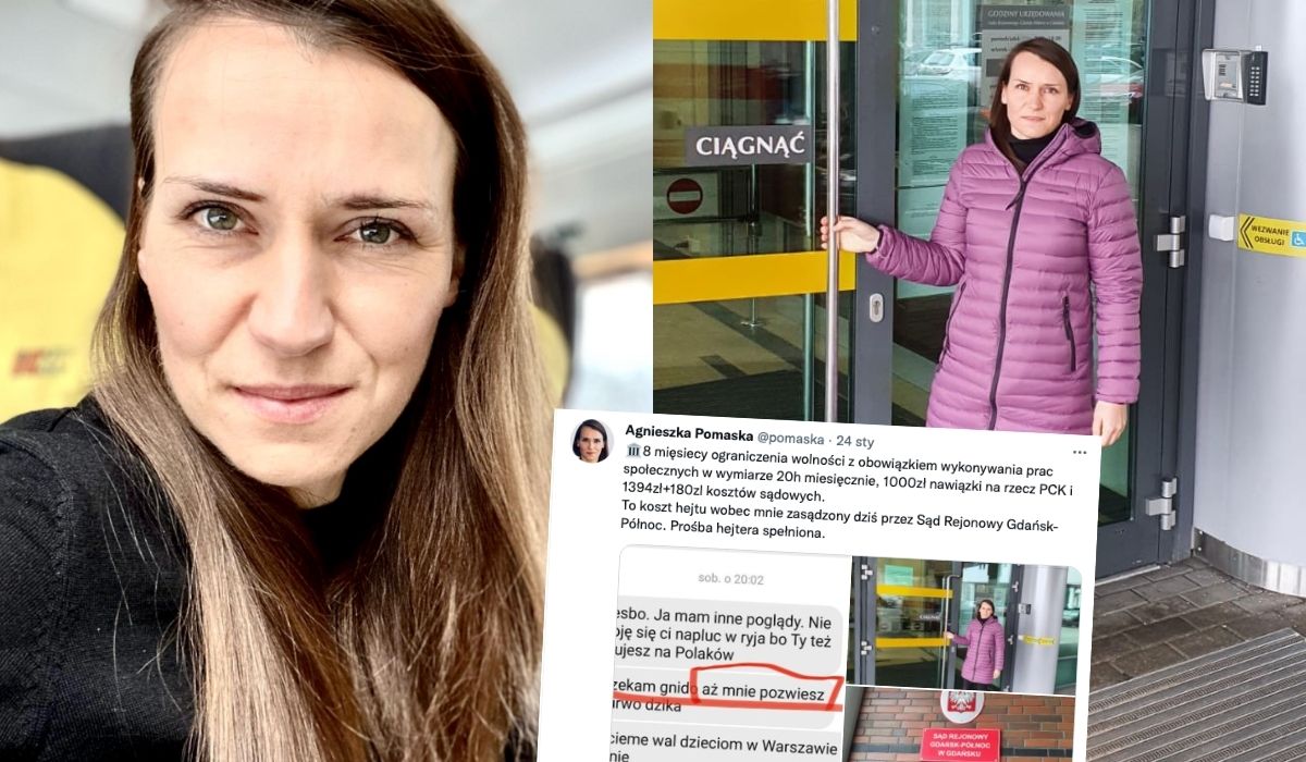 Hejter wyzywał posłankę Pomaskę i prowokował, żeby go pozwała, właśnie wyrokiem sądu dostał prace społeczne