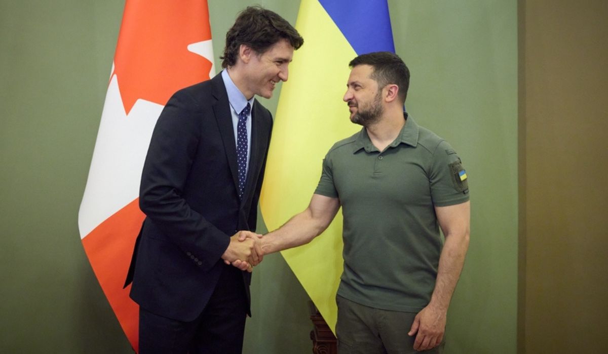 Zełenski potwierdził, że ukraińska kontra ruszyła, przyjął też potajemną wizytę Trudeau