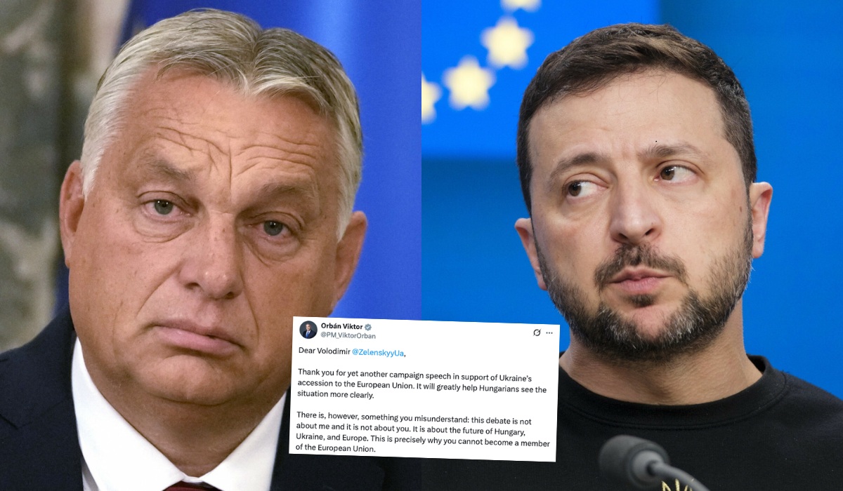 Orban obraził się na Zełenskiego za sugerowanie, że ten woli powiększać swój brzuch niż swoją armię