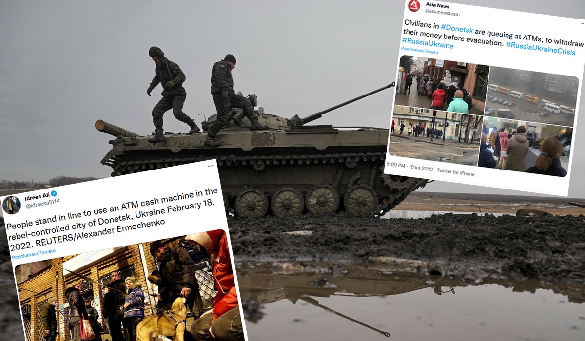 W Doniecku wprowadzono limity wypłat z bankomatów, maksymalnie 10 tys. rubli dziennie