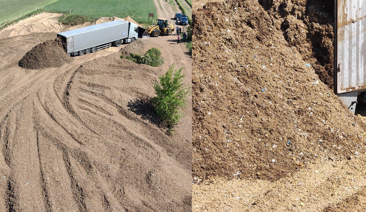 Poznań: policjanci nakręcili proceder tworzenia nielegalnego wysypiska i złapali siedem osób