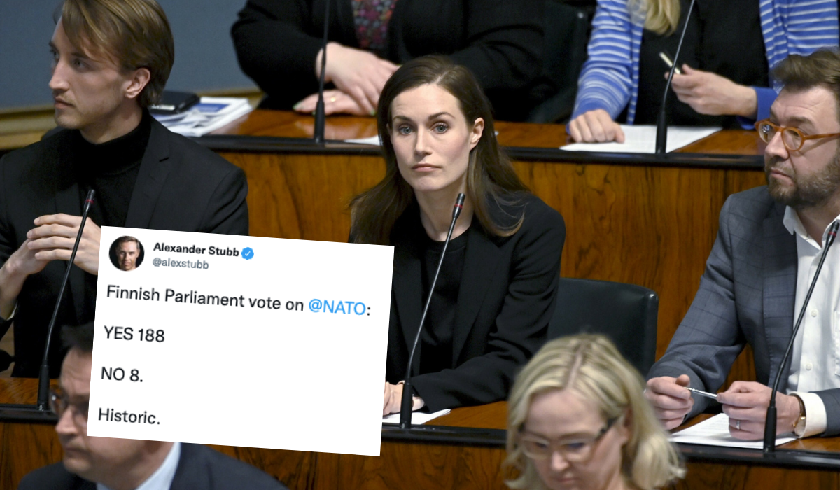 Fiński parlament przegłosował złożenie wniosku o przyjęcie kraju do NATO