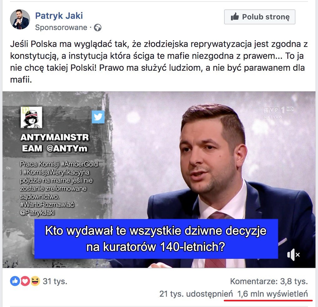 Jak Patryk Jaki wygrywa Warszawę w internecie