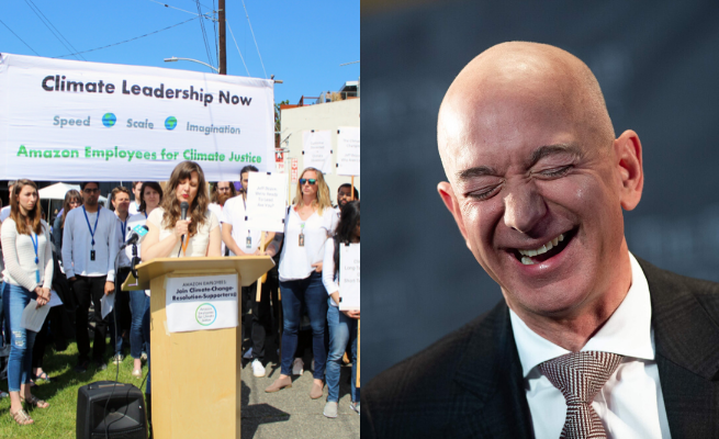 Amazon straszy pracowników zwolnieniami, jeśli będą dalej krytykować wpływ firmy na klimat