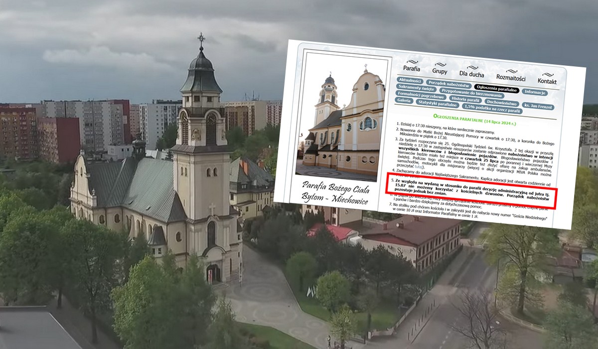Bytom: kościół dostał nakaz przyciszenia dzwonów, bo mieszkańcy się skutecznie skarżyli