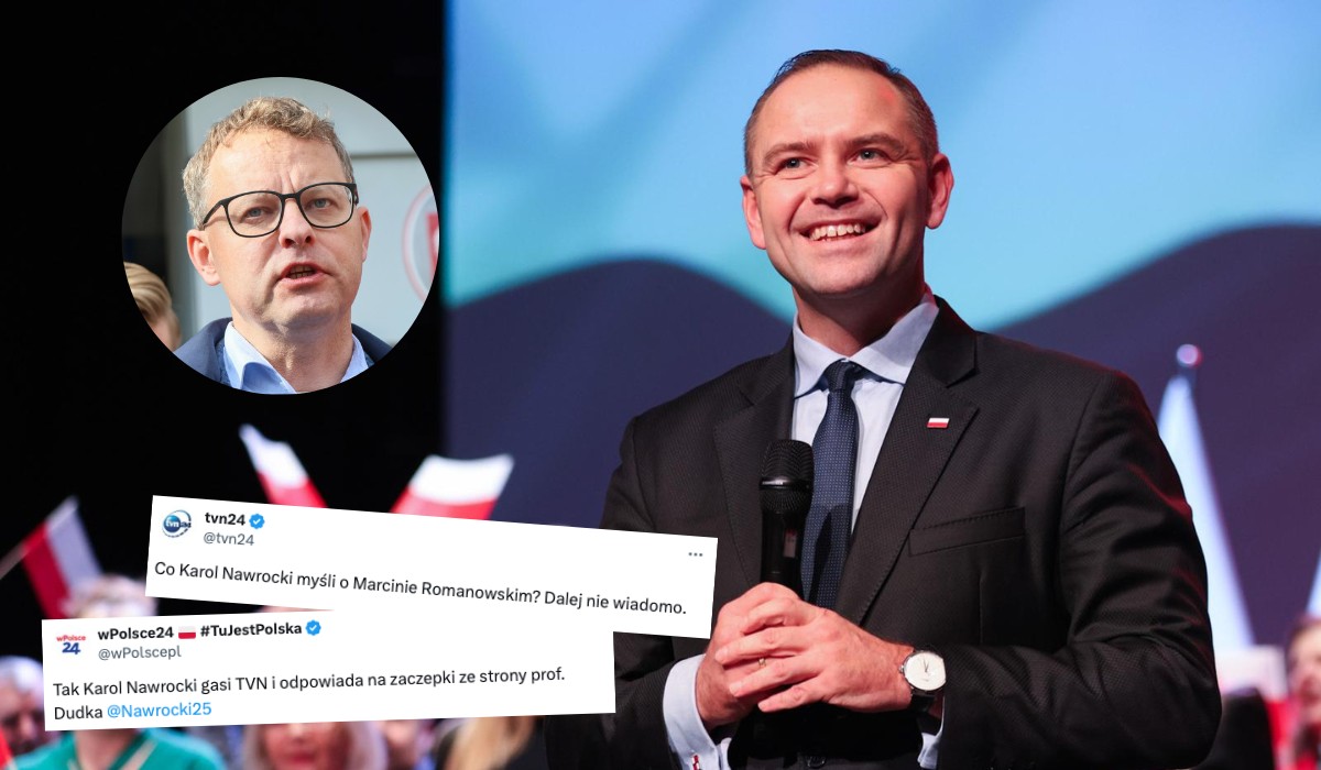 Karol Nawrocki z coraz większą gracją unika pytań dotyczących Marcina Romanowskiego