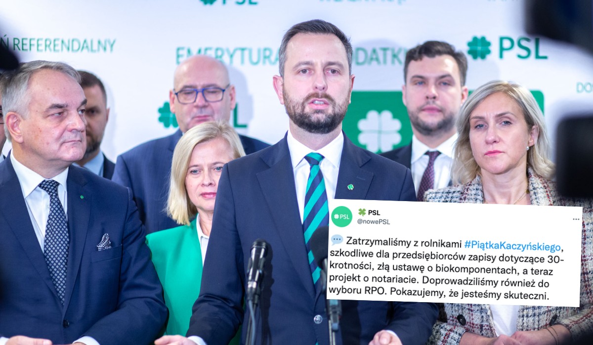 PSL chwali się zatrzymaniem "piątki dla zwierząt" i reklamuje jako dowód bycia skuteczną siłą polityczną