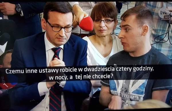 Niepełnosprawni i ich rodzice okupują Sejm