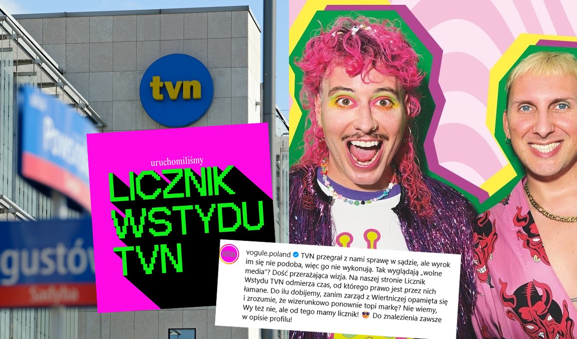 Vogule Poland stworzyło TVN-owi stronę wstydu, bo pomimo przegranej w sądzie nie stosują się do wyroku