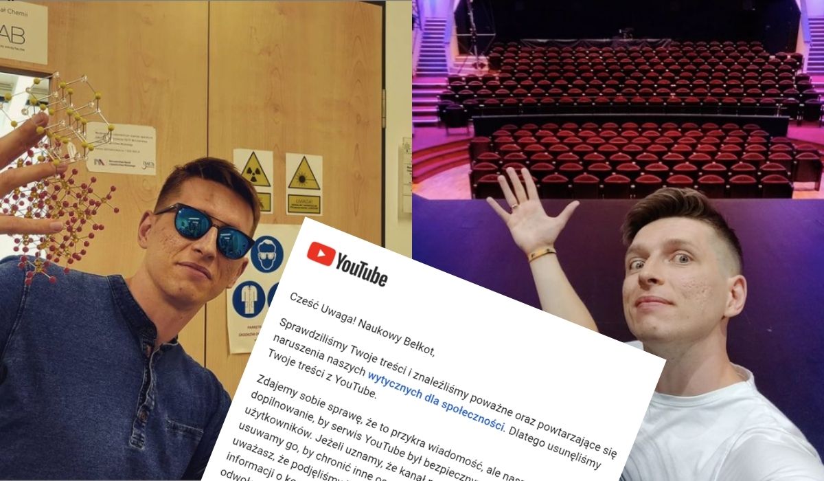Twórca kanału "Uwaga! Naukowy Bełkot" padł ofiarą hakerów, YouTube w ramach pomocy usunął mu konto