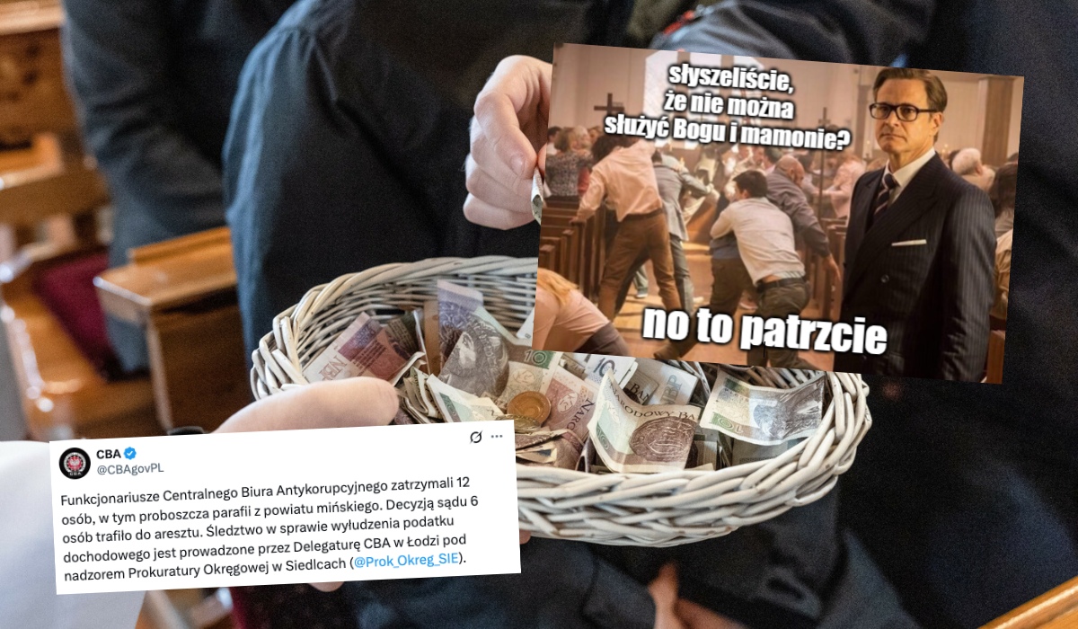 CBA rozbiło grupę Dającą Na Ofiarę, zatrzymano biznesmenów i proboszcza z mińskiej parafii