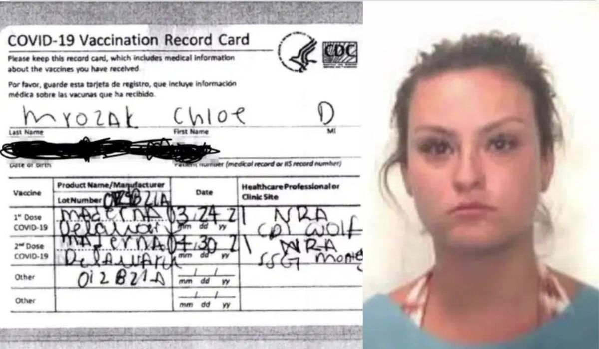 USA: zatrzymano kobietę z fałszywym zaświadczeniem o szczepieniu, napisała "Maderna" zamiast "Moderna"