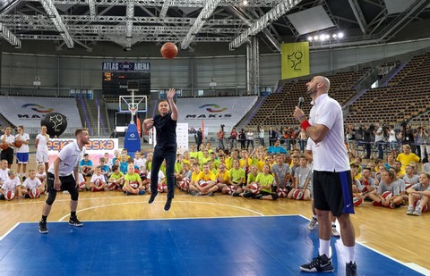 Marcin Gortat dostał medal od Dudy