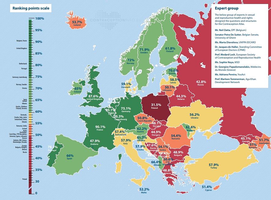Raport: w Polsce trudniej o antykoncepcję niż w Rosji i na Białorusi