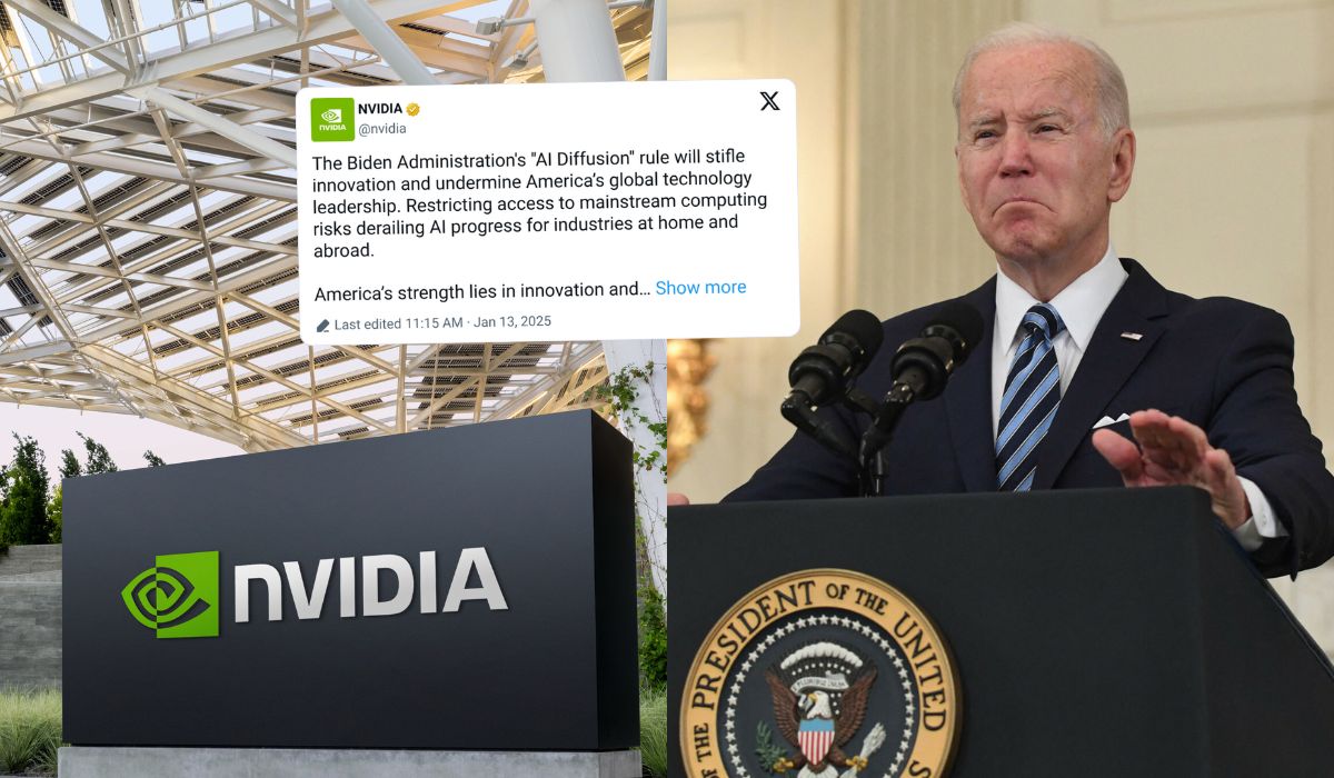 NVIDIA wydała oświadczenie po zapowiedzi ograniczenia eksportu amerykańskiej technologii i trochę jej się to nie spodobało