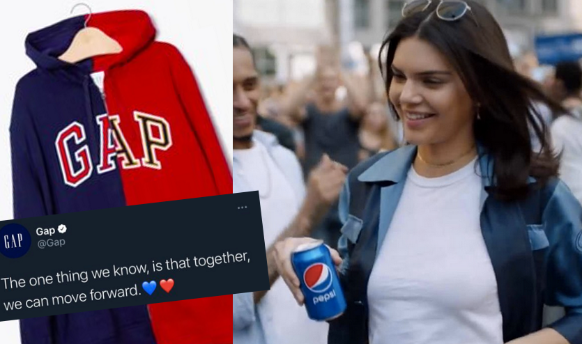Amerykanie wkurzają się na bluzę GAP, porównują ją do puszki Pepsi od Kendall Jenner