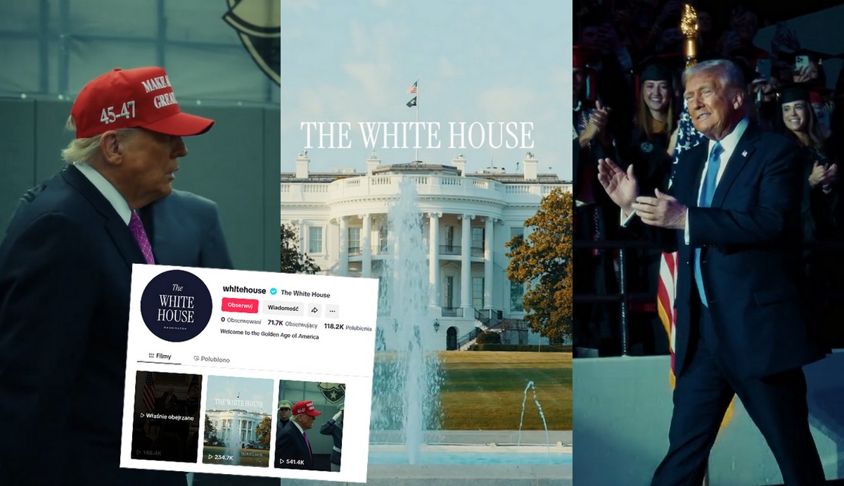 Administracja Trumpa założyła konto Białego Domu na TikToku, aby także tam opowiadać o oszałamiających sukcesach