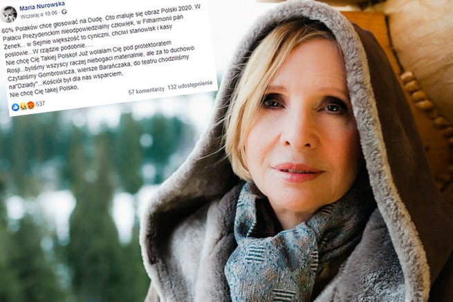 Maria Nurowska: Polsko, wolałam Cię już pod protektoratem Rosji