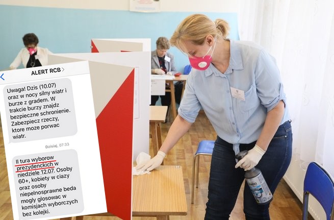 Nie wszystkim spodobał się Alert RCB w sprawie wyborów prezydenckich