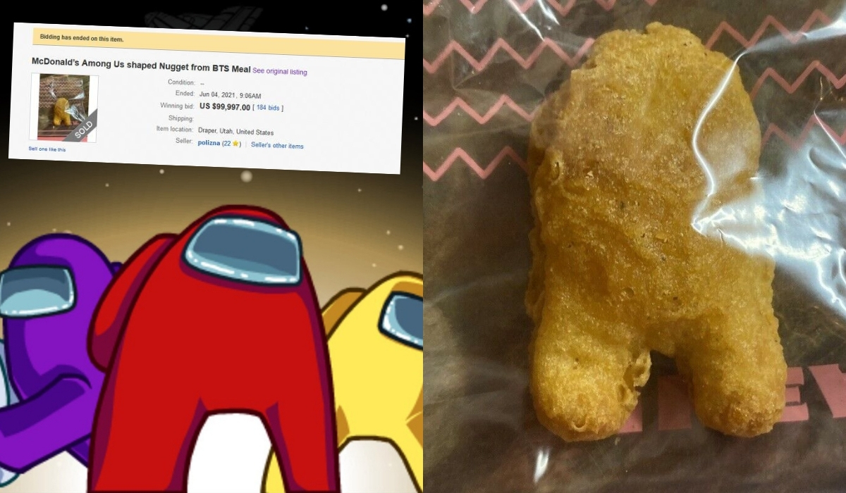Nugget jakby wzięty z Among Us osiągnął cenę 100 tysięcy dolarów na aukcji