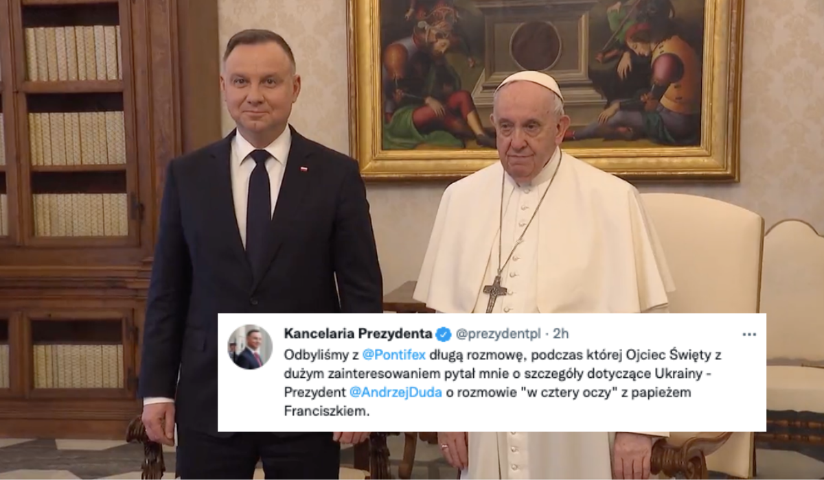 Prezydent Duda spotkał się z papieżem Franciszkiem i obaj wydają się być zadowoleni