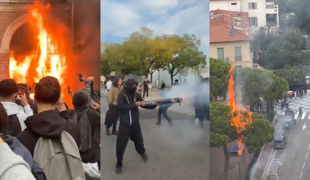 Francja: uczniowie i nauczyciele protestują, ale tak na pełnej, z zamieszkami
