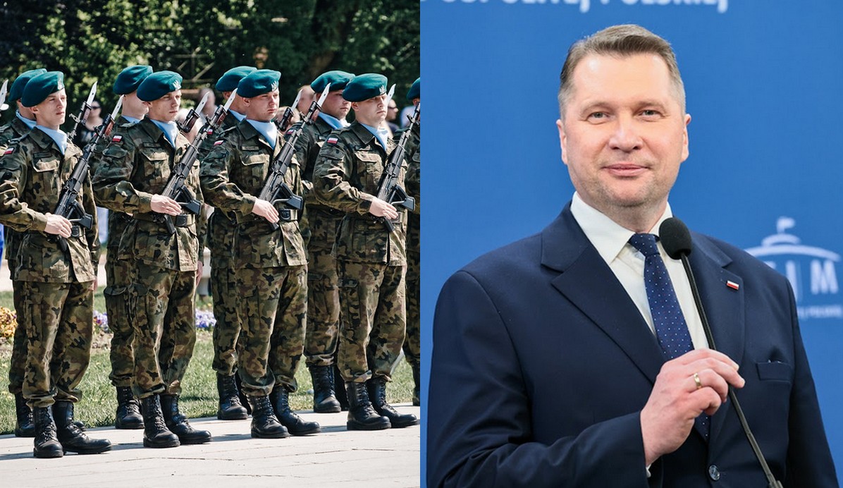 Czarnek: przeszkolenie wojskowe dla mężczyzn powinno być obowiązkowe