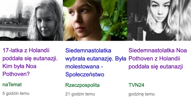 Eutanazja nastolatki w Holandii to fake news, ale jej śmi*rć jest faktem