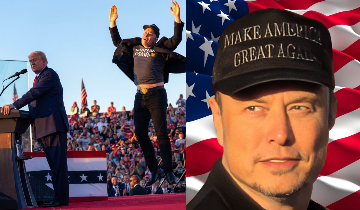 Elon Musk zaszczycił Trumpa swoją obecnością na jego wiecu i straszył Amerykanów "ostatnimi wyborami"