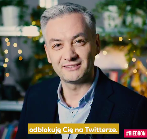 Życzenia Biedronia dla Pawłowicz: "W prezencie odblokuję Cię na Twitterze"