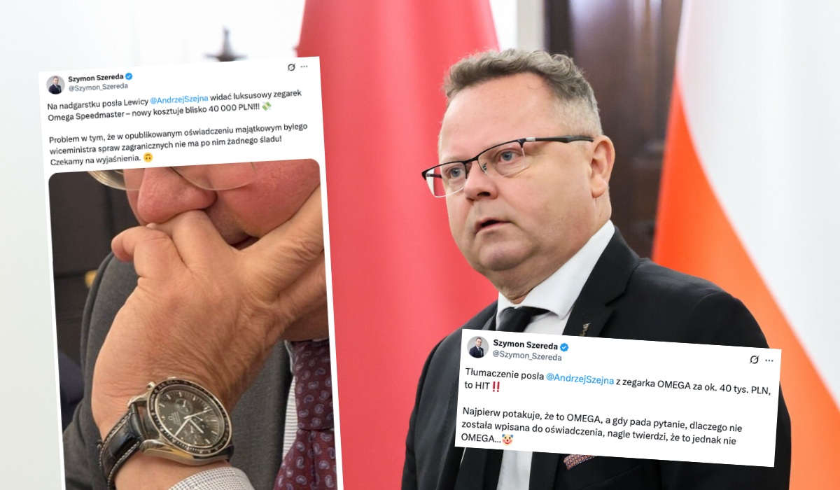 Poseł Andrzej "Chlorek" Szejna może mieć kłopoty, jeżeli nie wyjaśni afery z luksusowym zegarkiem