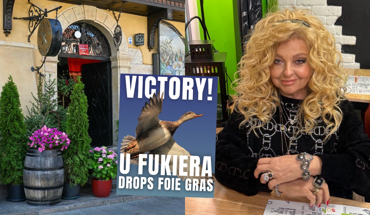 Magda Gessler pod presją aktywistów wycofała foie gras, które nie może powstać bez dręczenia gęsi