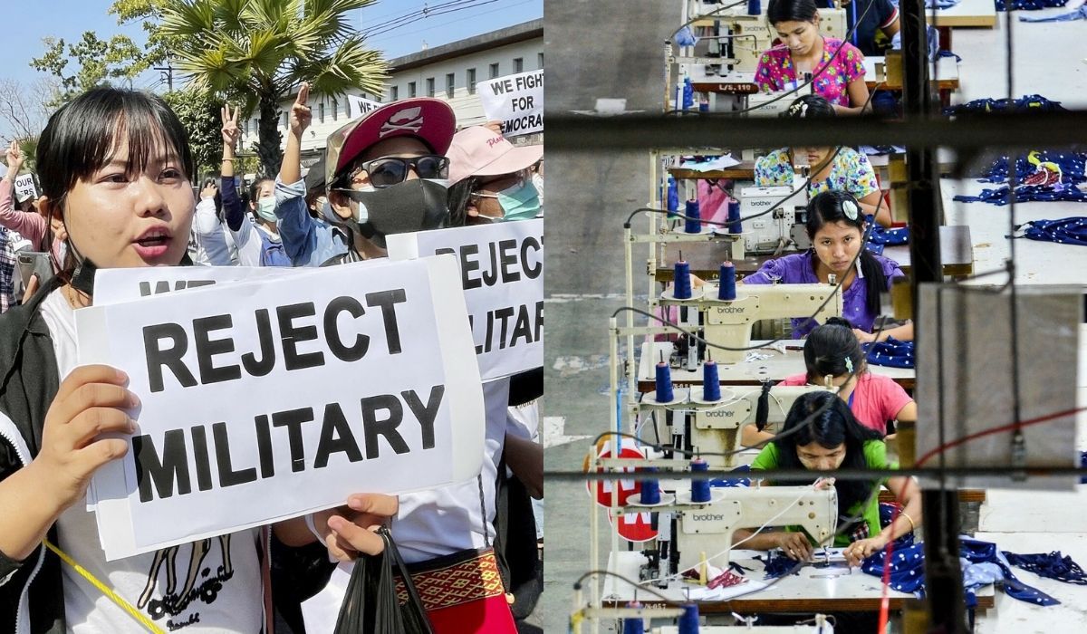 Mjanma: protestujący robotnicy wzywają marki odzieżowe, dla których szyli na pomoc: Zara, Mango, Primark i inne