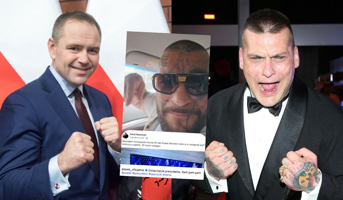Popek odkopał stary wpis Nawrockiego i zgodził się na walkę z nowym prezydentem